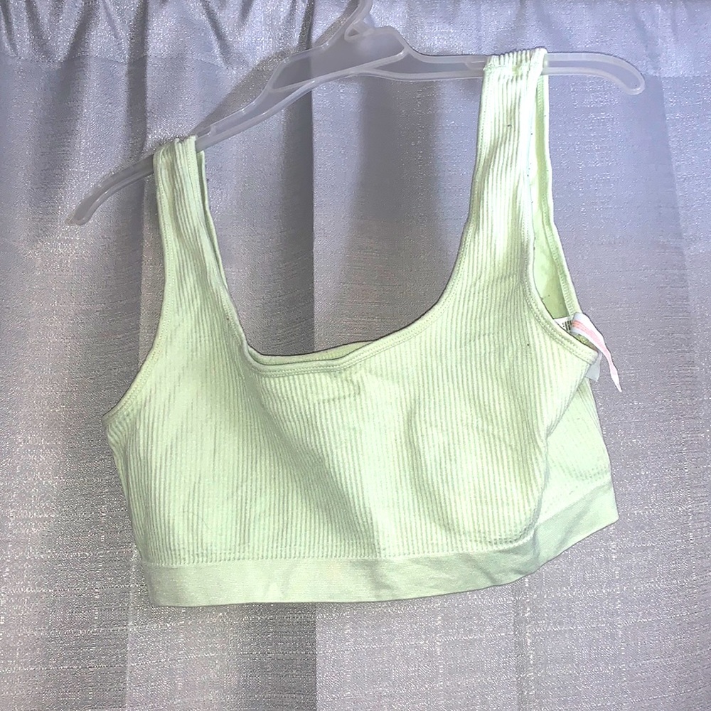 Lime Green Sports Bra